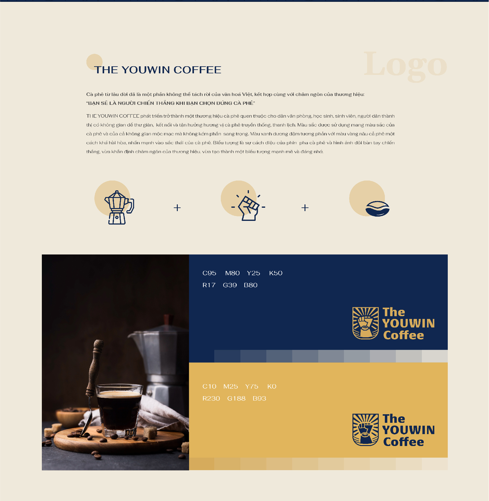 THE YOUWIN COFFEE - Design Website and Brand identity Youwin